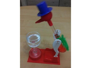 drinking bird support gadgets duck 3d print model - Mito3D