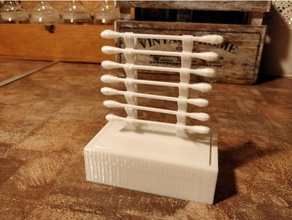 cotton buds swabs stand dispenser storage box household swab 3d print model - Mito3D