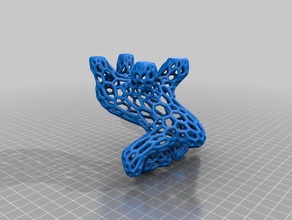 geyik voronoi sanat 3d print model - Mito3D