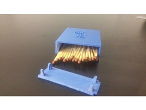 boîte d'allumettes outil de les titulaires boîtes boite la création un incendie cuisine 3d print model - Mito3D