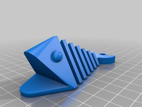 özelleştirilmiş hareketli balığım oyuncaklar oyunlar 3d print model - Mito3D