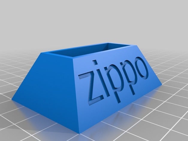 zippo stand organização case 3D print model - Mito3D