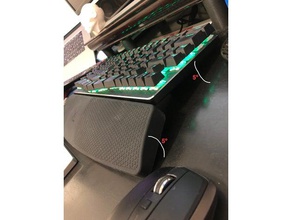 xbows Tastatur 5 Grad erhöht computer Fuß keyboard-Ständer 3d print model - Mito3D