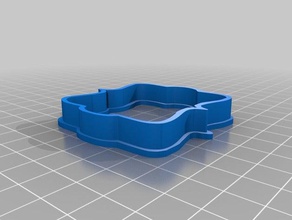 vintage marco del cortador de la galleta alimentos beber porcelana 3d print model - Mito3D