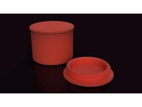 contentor lid containers jar 3d print model - Mito3D