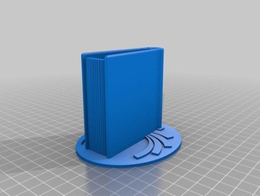 virginia beach public library bookmark stand organization holder 3d print model - Mito3D
