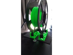 v-logement de roue bobine rouleau prusa enceinte 3d l'imprimante accessoires support filament 3d print model - Mito3D