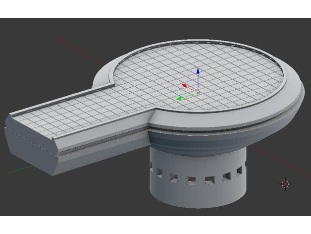 bulut şehri iniş Pisti alternatif oyuncak oyun aksesuarlar bespin Şahin Binyıl millennium falcon yıldız starwars star wars 3D print model - Mito3D