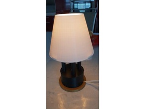 lampe Dekor Nachttisch-Lampe e27 Stehlampe sur pied led Leuchte sockel 3d print model - Mito3D
