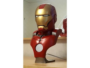 iron man busto max7th rev1 i giocattoli giochi ironman 3d print model - Mito3D