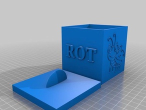 mess box household crate protector 3d print model - Mito3D