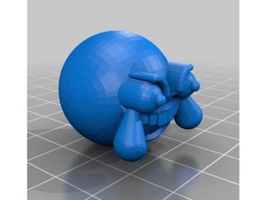 frittiert, lachen, Weinen emoji Skulpturen 3d print model - Mito3D