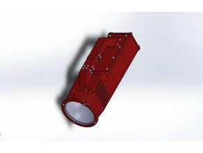 100w conduziu a lanterna elétrica diy 3d print model - Mito3D
