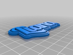 liana keychains customized 3d print model - Mito3D