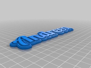 andreea keychains customized 3d print model - Mito3D