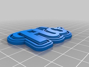 flo keychains customized 3d print model - Mito3D