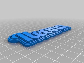 ileana keychains customized 3d print model - Mito3D