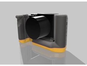 panasonic lumix gx800 gx850 gf9 camera battery grip 18650 3d print model - Mito3D