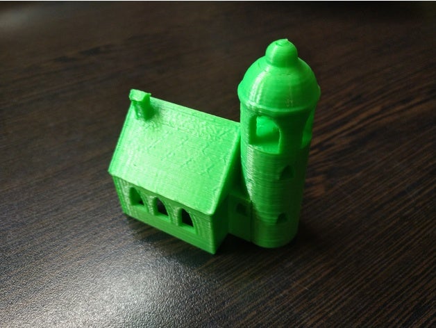 kirche edifícios estruturas nsfw 3D print model - Mito3D