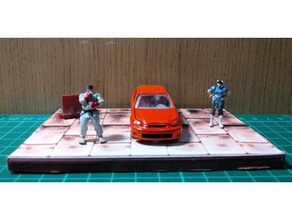 street fighter ryu mini figurine toys games diorama miniature streetfighter 3d print model - Mito3D