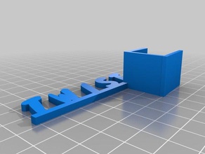 twist shelf talker organization customized 3d print model - Mito3D