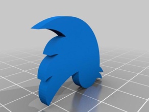 twitter logo 3d printing 3d print model - Mito3D