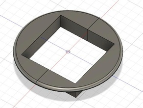 controsoffitto 3 pollici polo cap parti snap fit trave di supporto 3d print model - Mito3D