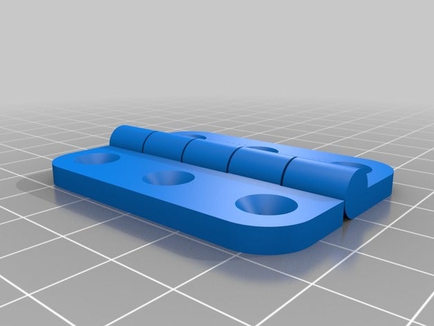 my customized parametric hinge parts 3D print model - Mito3D