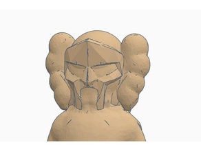 mf doom kaws companion sculptures figurine le hip-hop nyc rap remix 3d print model - Mito3D
