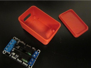 solid-state-relay-box - Elektronik arduino-relais-box openscad 3d print model - Mito3D