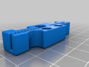 x-clip para o cinto geeetech i3 pro 3d a impressora partes 3d print model - Mito3D