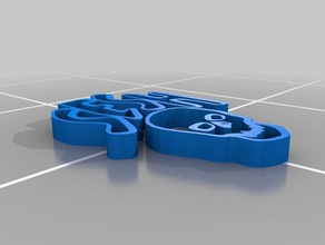 sesh teschio logo i segni loghi 3d print model - Mito3D