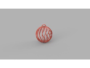christmas wire ball household merry 3d print model - Mito3D