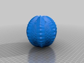 mon personnalisés fibonacci boule de cônes les mathématiques l'art 3d print model - Mito3D