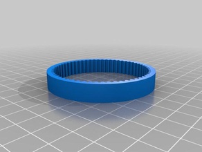 pulley belt hdt3 60 zubu 3d printer parts customized 3d print model - Mito3D