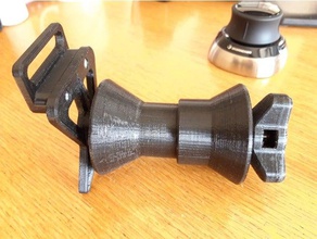 ffcp spool-Halter 3d Drucker Teile einstellbar filament spool holder flashforge creator 3d print model - Mito3D