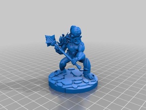 cyclops 3d drucken 28 dungeons dragons fantasy mini der Miniatur miniaturen pathfinder rpg tabletop wargaming 3d print model - Mito3D