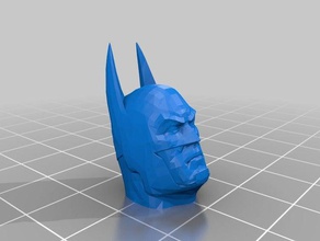 batman piel de la cabeza modibot los juguetes juegos 3d print model - Mito3D