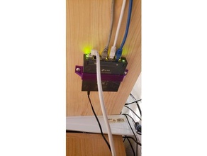 mount tl-sg105 switch computer network holder tp-link 3d print model - Mito3D