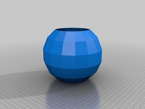spherical lamp shade decor customized 3d print model - Mito3D