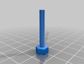 il mio 36 dado di lavoro bullone parti personalizzato 3d print model - Mito3D