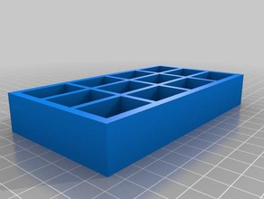 my customized 9 volt battery tray electronics 3d print model - Mito3D