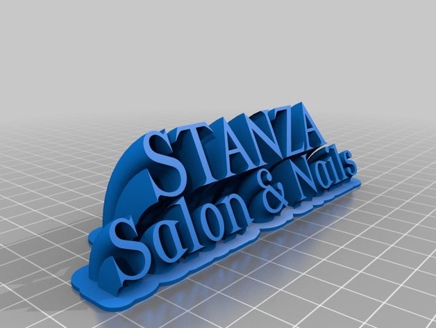 customized sweeping 2-line stanza office 3D print model - Mito3D