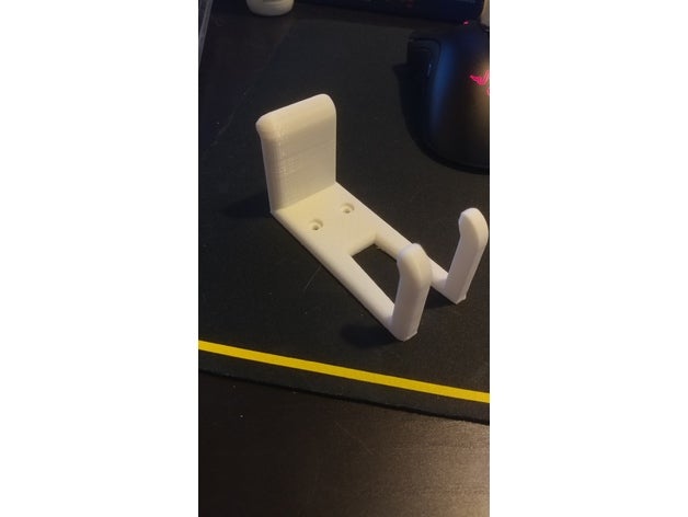 headphone wall mount organization 3D print model - Mito3D