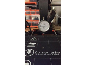 simple indicador de línea montaje prusa i3 mk3 v2 3d la impresora accesorios el del dial titular 3d print model - Mito3D