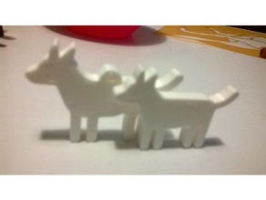 dog icon animals 2d art keychain keyfob keyring toy 3d print model - Mito3D