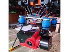 gimbal assistenza xiaomi yi discovery4k macchina fotografica di azione rc veicoli 3d print model - Mito3D