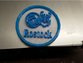 hansa rostock'ta mıknatıs paralar rozetleri buzdolabı mıknatısı 3d print model - Mito3D