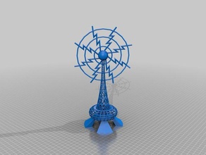 radiotower binalar yapılar 3d print model - Mito3D
