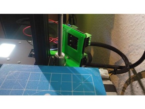 ender 2 mosfet mount made compact 3d printer parts creality customization 3d print model - Mito3D